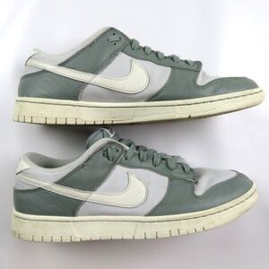 Men NIKE Dunk Low Retro PRM Mica Green/Sail Sneakers Shoes Size 13 , DV7212-300